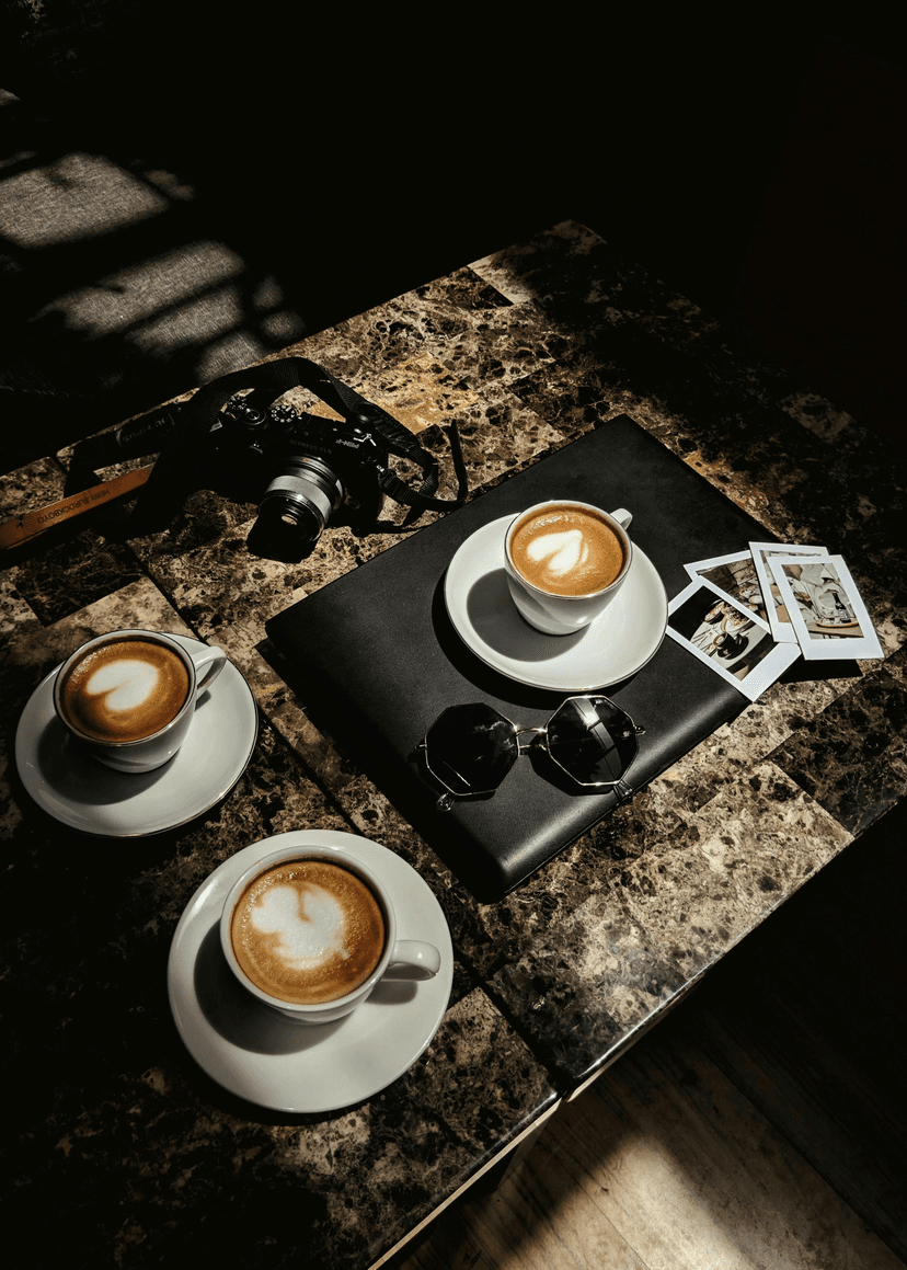 Latte art creation